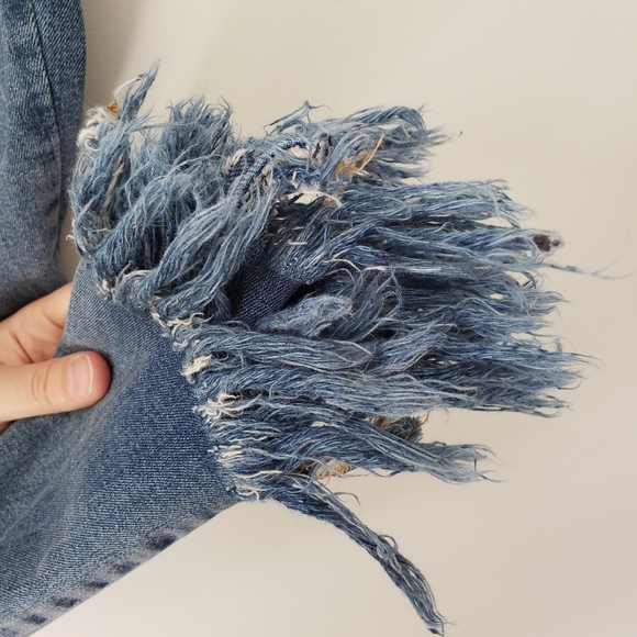 Free People Great Heights Frayed Skinny Jeans 25 - Picture 7 of 7